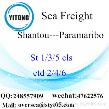 Shantou Port LCL Consolidation To Paramaribo